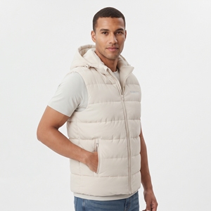 Chaleco Acolchado con Capucha para Hombre, Chaqueta sin Mangas para Invierno, con Bolsillos con Cremallera, Resistente al Viento, Estilo Casual - Product Image 4