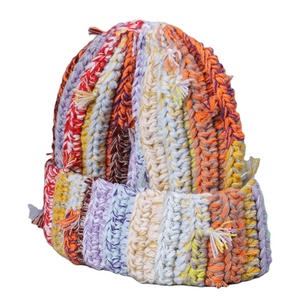 Chapeau beanie en acrylique tricoté avec logo personnalisé, patchs de mode, tissage, chaud pour l'hiver, lettre de caractère en laine gratuite - Product Image 2