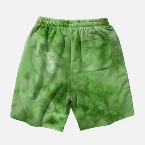 Vintage Style Acid Washed 100% Cotton Shorts Eco-Friendly Breathable Screen Printed Solid Summer Customizable High Street Wear - Product Image 6