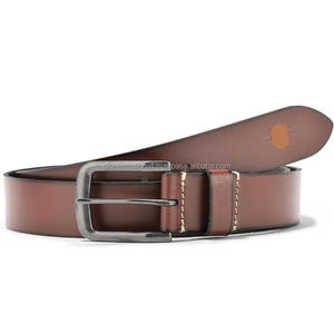 Ceinture en cuir pleine fleur marron de haute qualité pour homme, style décontracté, tailles personnalisées, prix de gros, idéale pour le business et le quotidien - Product Image 4