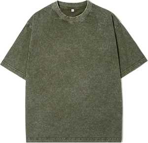 เสื้อยืดคอกลมผ้าแคนวาสคอตตอน 100% ทรงโอเวอร์ไซส์สำหรับผู้ชาย พร้อมโลโก้ด้านหน้า เป็นมิตรกับสิ่งแวดล้อม แห้งเร็ว ระบายอากาศได้ดี ลายบล็อกสี - Product Image 4