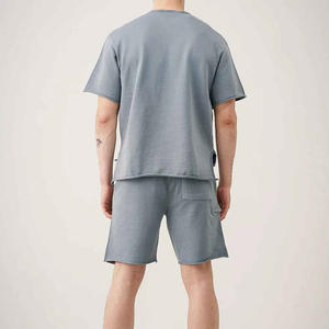 Nouveauté : Ensemble T-shirt et short pour homme en coton 100% de haute qualité, style hip-hop, séchage rapide, best-seller - Product Image 3
