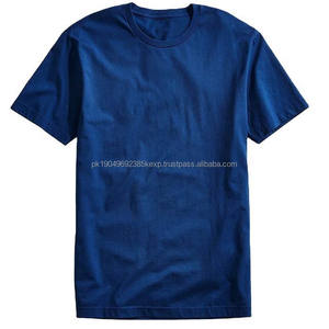 T-shirts pour hommes en coton de qualité supérieure, unis, couleur unie, manches courtes, style streetwear, col rond surdimensionné, chemises pour hommes - Product Image 1