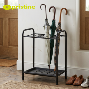 <b>Large</b> 15-Slot <b>Umbrella</b> Stand Holder with Removable Drip Tray Freestanding Powder Coated Frame Modern Home Storage Capacity - Product Image 5