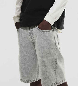 Shorts en jean délavé vintage RELICSTAR CARPORATION pour femme, taille mi-haute, style Y2K streetwear, avec ceinture, décontracté, été, séchage rapide, directement de l'usine - Product Image 3
