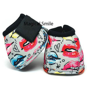 รองเท้ากันกระแทกสำหรับม้าคุณภาพสูง รองเท้าเบลล์บูทสำหรับม้า เหมาะสำหรับการฝึกขี่ มีลายพิมพ์ให้เลือกหลากหลาย - Product Image 2