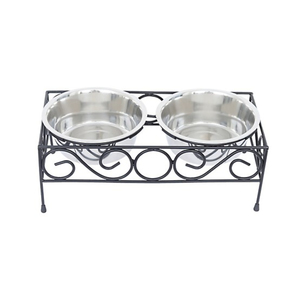 Comedero Elevado de Alta Calidad para Perros Medianos y Grandes, con Base de Acero Inoxidable y Marco de Hierro para Protección del Cuello - Product Image 5