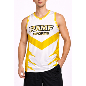 Camiseta de Baloncesto Personalizada al por Mayor para Hombre, Cuello Redondo, Conjunto de Jersey en Blanco, Adecuada para Entrenamiento Deportivo y Actividades al Aire Libre - Product Image 1