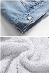 Trendy Men's <b>Jackets</b> Classic <b>Denim</b> Man <b>Jackets</b> <b>Lightweight</b> <b>Jacket</b> for Man With Pockets and Adjustable Fit - Product Image 4