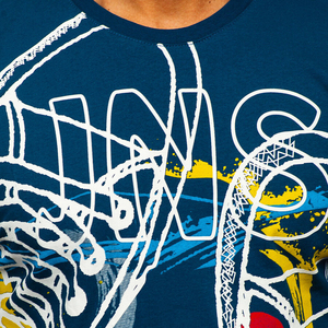 T-shirts personnalisés en coton 100% pour hommes, impression par sublimation intégrale, lavés, fabrication en gros sur mesure. - Product Image 6