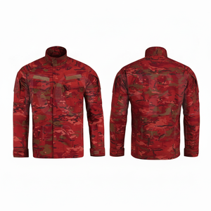 Chaqueta de Camuflaje para Entrenamiento al Aire Libre, 100% Algodón, de Alta Calidad, Moderna, con Múltiples Bolsillos, Cierre Frontal con Cremallera, Estilo Casual, Talla Grande, para Invierno - Product Image 3