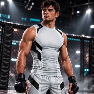 Trajes de neopreno al por mayor con corte deportivo y tejido de nailon y spandex para tiendas de ropa de grappling - Product Image 6