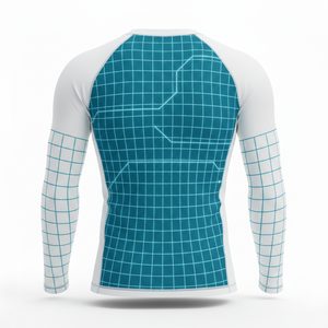 เสื้อรัดรูปแขนยาวแบบยูนิเซ็กซ์สำหรับกีฬาต่อสู้ BJJ MMA ยิวยิตสู กราปลิง  ชุดฝึกซ้อมแบบไม่ต้องใส่ยูนิฟอร์ม แห้งเร็ว - Product Image 2