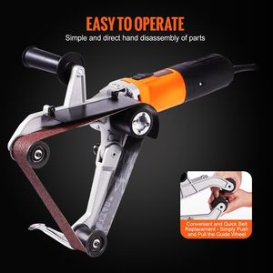 Lucidatrice Professionale per Tubi 1000W, Levigatrice a Nastro a 6 Velocità 1100-3200rpm, Macchina Professionale per Levigatura - Product Image 5