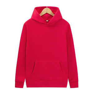 Sweat à capuche polaire personnalisé pour homme, uni, coupe oversize, épais, style streetwear décontracté avec poches - Product Image 3