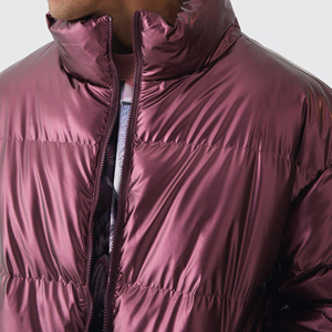 Veste matelassée vintage à capuche en toile imperméable et respirante avec fermeture éclair, grande taille, pour homme, idéale pour l'extérieur en hiver - Product Image 6