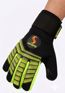 ถุงมือผู้รักษาประตูมืออาชีพ SUBHAY SI-GK-23 รุ่น Unisex ผลิตจากยางลาเท็กซ์เยอรมัน ทรง Negative Cut  รับสกรีนโลโก้แบรนด์  สำหรับการแข่งขันระดับมืออาชีพ - Product Image 2