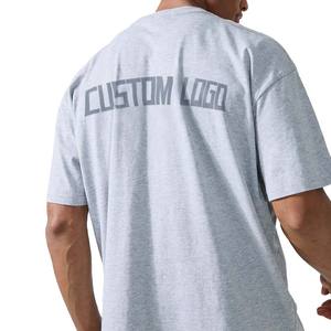 Camiseta Oversize de Lujo para Hombre, Tejido Grueso, Mezcla de Algodón (40% Algodón, 40% Bambú, 20% Poliéster), Cuello Satinado, Corte Cuadrado Holgado - Product Image 2