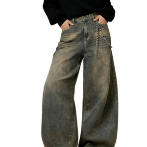 Commande en gros OEM ODM Service personnalisé Pantalons baggy pour hommes Pantalons délavés pour hommes En vente en ligne - Product Image 5