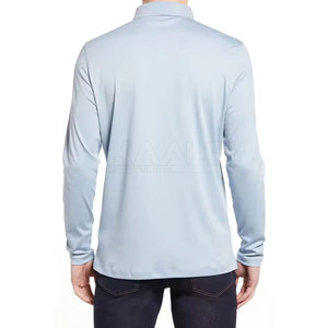 Camiseta de Manga Larga para Hombre, de Lona Sólida, Transpirable, Estilo Gótico, Material Suave, Perfecta para Vestir Casual de Negocios y para el Fin de Semana - Product Image 5