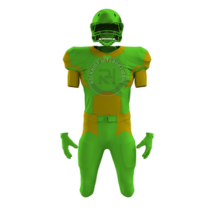 ชุดยูนิฟอร์มอเมริกันฟุตบอลแบบสั่งทำพิเศษ ผลิตจากผ้าโพลีเอสเตอร์ สวมใส่สบาย เหมาะสำหรับทีมและสโมสร - Product Image 2