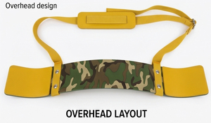 Adjustable Camouflage Arm Blaster Gym Equipment for Biceps Triceps Training with Straps Universal Fit Bicep Curl Isolator - Product Image 3