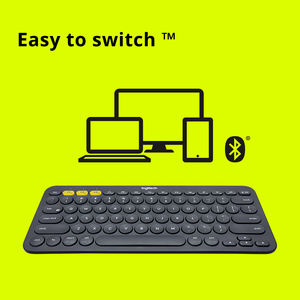 คีย์บอร์ดไร้สาย Logitech K380 ของแท้แบบพกพา รองรับหลายอุปกรณ์ พร้อมระบบ Logitech EasySwitch รุ่น K380 - Product Image 4
