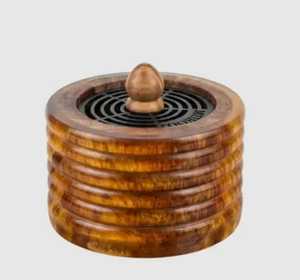 Handcrafted Wooden Bakhoor Burner Arabic Mabkhara <b>Incense</b> <b>Holder</b> for Bakhoor Frankincense and Traditional Fragrance - Product Image 3