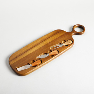 Espátula para Queso con Mango de Cobre, Diseño Moderno y Duradero, Cuchillo para Mantequilla, Juego de Tenedores para Queso, Utensilios Metálicos para Servir Queso en Tabla - Product Image 3