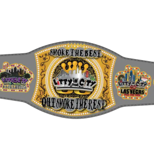 Cinturón de Campeonato MMA City of Smoke, el Mejor Cinturón Deportivo de Alta Calidad de San Diego, Los Ángeles y Las Vegas - Product Image 5