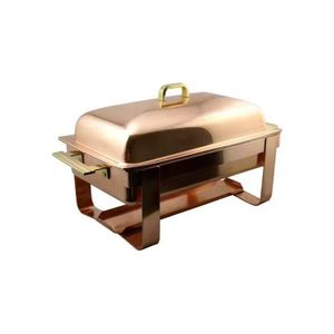 Designer Silver Sphere Casserole Premium Food Warmers Stainless Steel <b>Buffet</b> <b>Server</b> with Decorative Wire Mesh Pedestal Base - Product Image 6