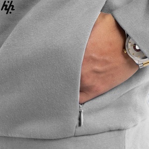 Modern <b>Men's</b> Loose Fit Hoodie 100% Cotton Waterproof 3D Embroidery Winter Jacket with Front Pocket and Eye-Catching Print - Product Image 5