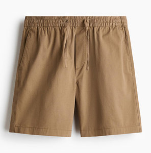 Pantalones Cortos Bermuda para Hombre, Talla Grande, Cintura Media, Color Sólido, Algodón, con Cordón Ajustable y Bolsillos - Product Image 1