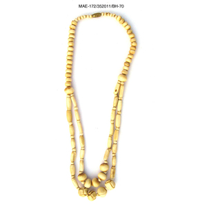 Multilayer Bone Beaded Necklace Unisex Ethnic Style Fashion Jewelry Handmade At Best Wholesale Price - Product Image 2