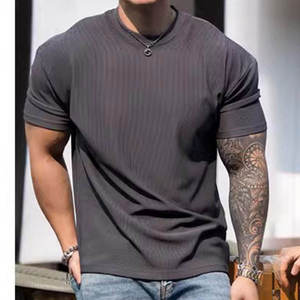 BlanqWear <b>Mens</b> Short Sleeve O-Neck Formal Full Sleeves Shirt Loose Fit Premium 100% Cotton 200g Anti-Bacterial Quick Dry - Product Image 1