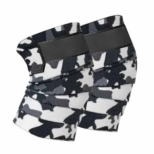 Strong Compression <b>Knee</b> Wraps For Weightlifting Gym Fitness Workout Squat Training Athletic <b>Exercise</b> Support Accessories - Product Image 1