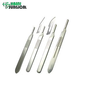 Surgical <b>Instruments</b> Manufacturer Sterile Surgical Scalpel Blades with Handle - Product Image 3