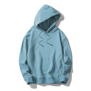 Sudadera con Capucha Oversize para Hombre, Forro Sólido Ecológico, Algodón Suave, Felpa Francesa, con Cordón Ajustable y Bolsillo Canguro - Product Image 5