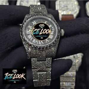 Reloj de Lujo para Mujer ICELook, Acero Inoxidable, Esfera de 40 mm, Cuarzo Analógico, Visualización de Fecha, Cristal de Zafiro, Bisel de 20 mm, Botón de Presión Oculto - Product Image 3