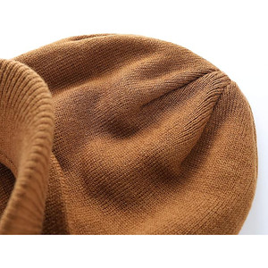 Vintage Ribbed Knit Beanie-Unisex Winter <b>Warm</b> <b>Hat</b> Soft Stretch Spandex/Cotton Minimalist Streetwear Essential - Product Image 4