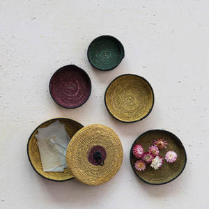 ตะกร้าทำรังหญ้าทะเลสานมือพร้อมชุดเก็บฝาปิด - Product Image 4