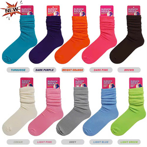Wholesale <b>Women's</b> Knit Slouch <b>Socks</b> Breathable Eco-Friendly Daily Use Slouch <b>Socks</b> Comfortable Casual Wear Custom Logo - Product Image 2