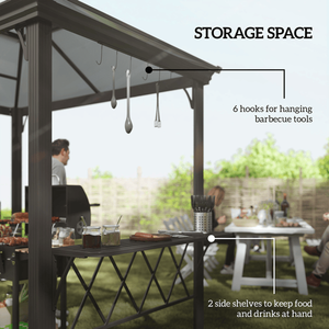 Pergola per Barbecue e Cucina all'Aperto, Tettoia e Gazebo per una Protezione Perfetta dalle Intemperie Durante il Tuo Hobby - Product Image 3