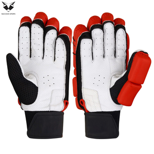 Gants de frappe de cricket légers pour hommes, ventilation en maille respirante, paume en cuir de mouton, série professionnelle, accessoires de cricket - Product Image 4
