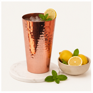 Handmade Pure Hammered <b>Copper</b> <b>Cup</b> Large Ayurvedic Water Tumbler for Health Benefits Eco-Friendly Heavy Gauge <b>Copper</b> Drinkware - Product Image 4