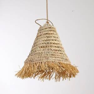 Palm Raffia Pendant <b>Light</b> Handmade Natural Woven <b>Ceiling</b> Lamp <b>Boho</b> Hanging <b>Light</b> Fixture Home Decor Supplier - Product Image 1