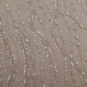Soft Sheer <b>Polyester</b> Net Embroidery <b>Fabric</b> for Designer Bridal Dresses Couture Wear Bags Home Decor and Fashion Accessories - Product Image 2