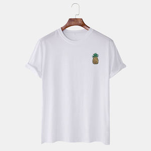 Camisetas para Hombre, Gran Venta, 100% Algodón, Estilo Urbano, Colores Sólidos Personalizados, Secado Rápido, Ecológicas, Transpirables, al por Mayor - Product Image 6