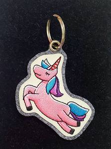 Porte-clés brodé en tissu sergé de marque taïwanaise All Star Emblems, style Jet Tag - Product Image 2