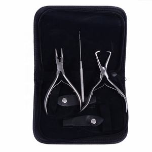 Kit de pinces en acier inoxydable chirurgical de haute qualité en gros, ensemble d'outils professionnels pour extensions de cheveux Obexa OBR-005966 - Product Image 1